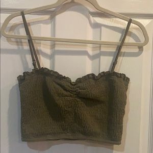 Princess polly olive green tank
